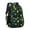 Alien Peace Sign, variant on Alien Peace Sign Black Pattern Backpack for School, Cute School Bag with Adjustable Shoulder Straps and Padded Back, 16.9"x12.6"x5.9"