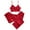 Red, variant on Pajamas For Women Ladies Fashion Suspender Nightdress Imitation Silk Sexy Home Clothes Summer Leisure Pajamas 3 Piece Set Sleepwear