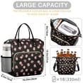 thumbnail image 5 of Pioneer Flower Floral Print Pattern Womens Lunch Box for Work,Insulated Large Lunch Bag,Leakproof Adult Lunch Bag for Work,Beach,Travel,Picnic,Camping, 5 of 6