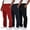 Set 7, variant on Real Essentials 3 Pack: Men's Tech Fleece Athletic Casual Open Bottom Sweatpants with Pockets (Available In Big & Tall)