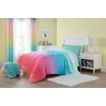 thumbnail image 3 of Your Zone 5-Piece Rainbow Ombre Polyester Bed-in-a-Bag Bedding Set, Twin, 3 of 12