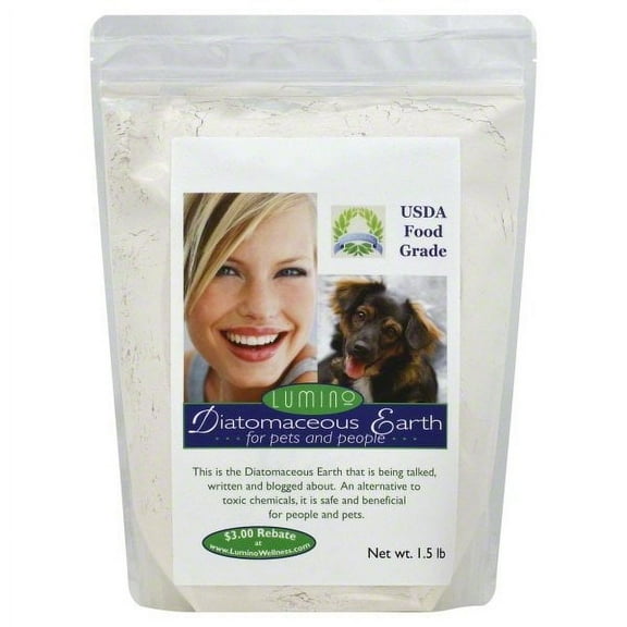 Lumino Wellness - Diatomaceous Earth For Pets and People - 1.5 lbs.