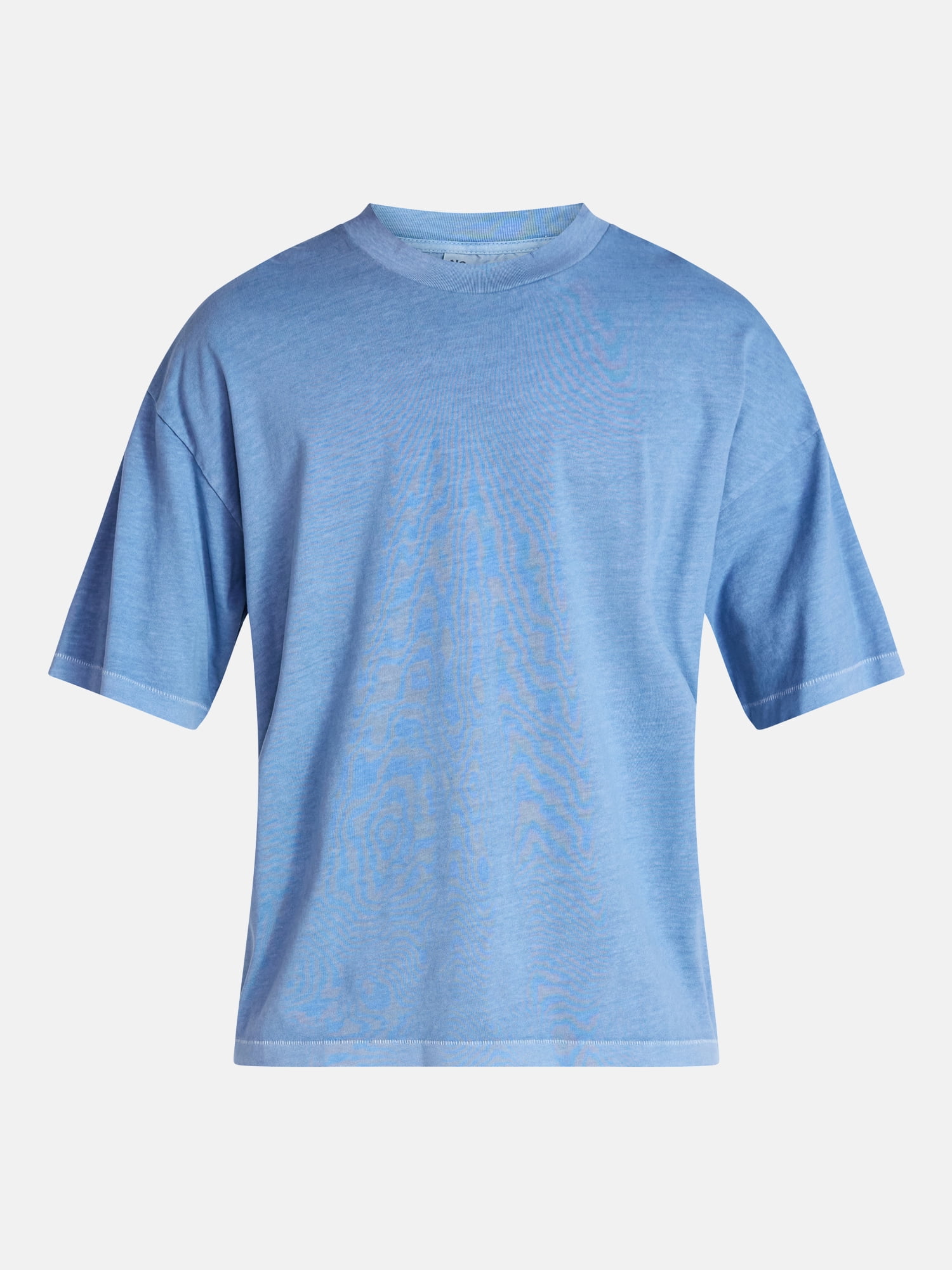 No Boundaries Cotton Oversized Cropped Tee with Short Sleeves, Men's and Big Men's XS-5XL