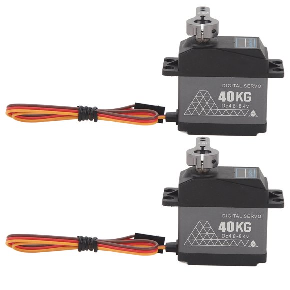Servo Numérique RC 40KG, Étanche 40KG Haute Torsion RC Servo 25T Bras Métallique Performance Excellente Boîtier en Aluminium CNC pour Voiture RC 1/12 1/10 1/8 Bateau Robot