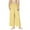 Yellow, variant on Jalioing Teens Girls Casual Pants Lightweight Loose Elastic Waist Lounge Long Pants Summer Palazzo Trousers