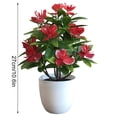 thumbnail image 2 of Bonsai de simulación de decoración del hogar de flores artificiales de plástico maceta falsa Inevent HA8767-00B, 2 of 7