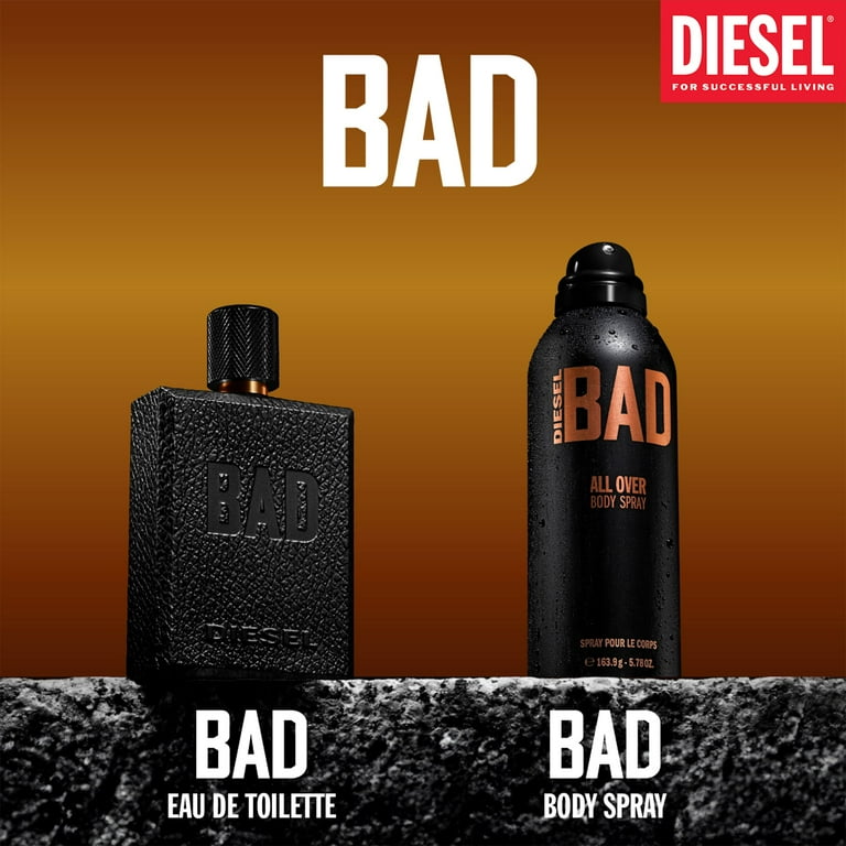Diesel Bad, Body Spray for Men, 5.8 oz - Walmart.com