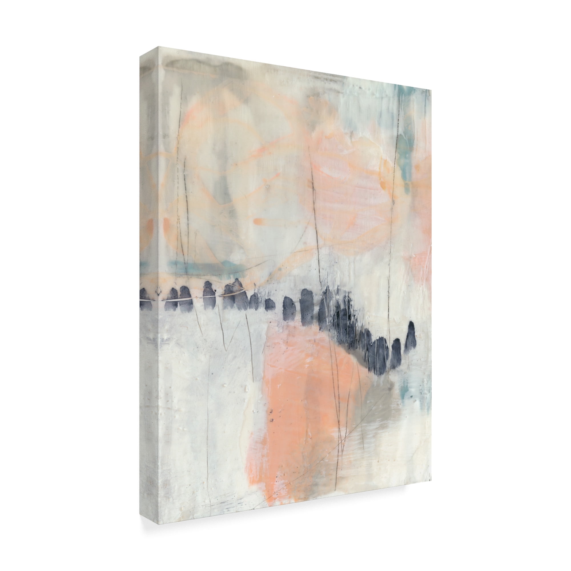 Trademark Fine Art 'Blush And Navy I' Canvas Art by Jennifer Goldberger