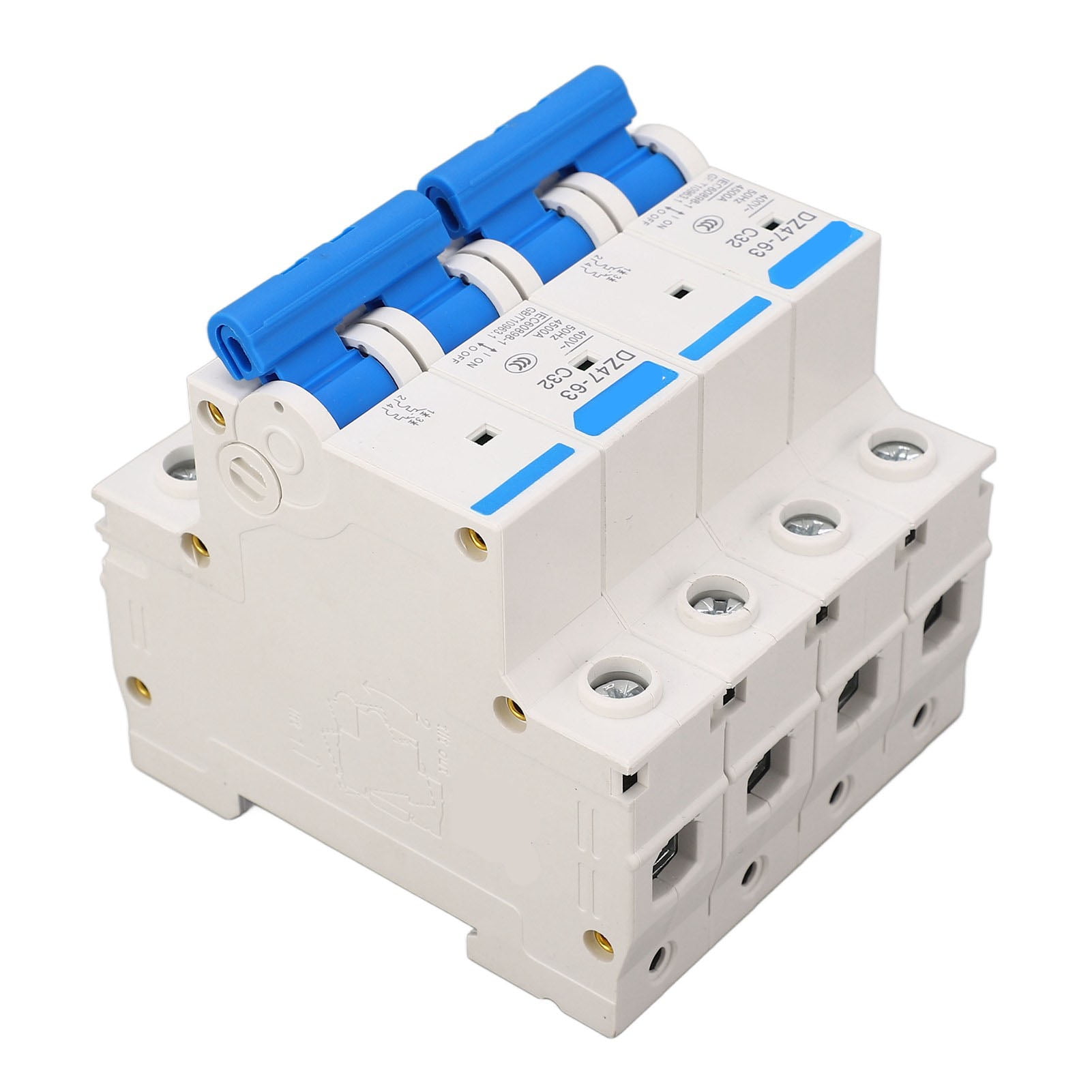 Interlock Circuit Breaker, 32A 4500A Breaking Capacity Flame Retardant