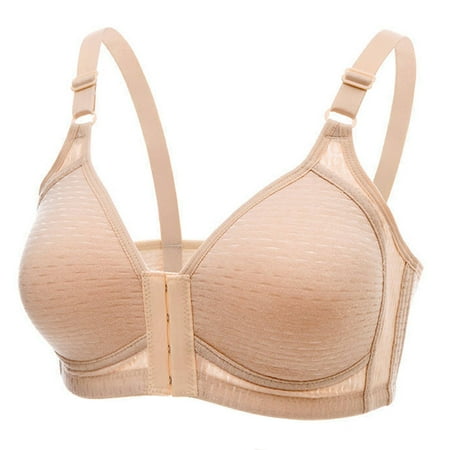 Kopltyrfg Sports Bras for Women Full Coverage Push Up Bra Wireless High Support Breathable Underwear No Underwire Everyday Bra Complexion 38