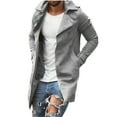 thumbnail image 1 of Manteau Chandail Ajusté Tricoté pour Hommes Automne Hiver Robe Chaude Style Décontracté Confortable à Manches Longues, 1 of 6