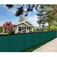 thumbnail image 2 of BalajeesUSA 4 'x 50' 165 gsm Privacy fence screen Sun shade net wholesale price Heavy duty  residential use Green 54446, 2 of 6