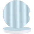 thumbnail image 1 of FMSHPON Simple Blue and White Stripes Set of 6 Car Coaster for Drinks, Absorbent Ceramic Stone Coasters Cup Mat with Cork Base for Home Kitchen Room Coffee Table Bar Decor, 1 of 5