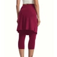 thumbnail image 6 of Yogas Running Skirt with Pocket Slimming High Elastic Sports Skirt Women Breathable Tennis Dress Pants Polyester Texture, 6 of 9