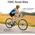 thumbnail image 6 of Ambifirner 700c Lightweight Road Bike with 7-Speed Shimano Gearing, City Commuting Road Soft Ride, Ideal Gift for Men and Women, 6 of 7