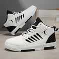 thumbnail image 5 of Mid-Top Men's Versatile Sports Casual Sneakers , Trendy Platform Outdoor Running Skate Shoes and Comfortable, 5 of 9