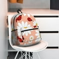 thumbnail image 6 of Goofa Daisy and Ladybug Print Casual Backpack for Women Men,Waterproof High School Bookbag,Lightweight Travel Daypack,Classic College Backpack,Laptob Backpack, 6 of 6