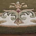 thumbnail image 3 of SAFAVIEH Aubusson Albus Medallion Area Rug, Olive/Ivory, 6' x 6' Round, 3 of 7
