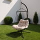 thumbnail image 1 of Bossa Silla Colgante con Base para Jardin,Interior y Exterior, Columpio para Patio o Terraza - Soporte Incluido con Cojin Comodo Leonore, 1 of 10