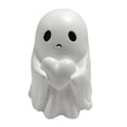 thumbnail image 5 of OIUR Halloween Ghost Figurine Mini Cute Ghost Bat Heart Statue Resin Tabletop Ornaments for Home Office Desk Decor, 5 of 7