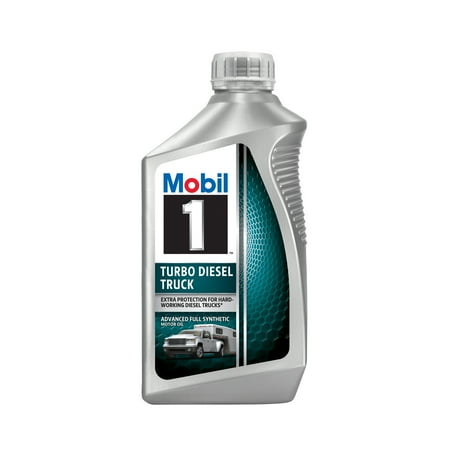 Mobil 1 Turbo Diesel Truck Full Synthetic Motor Oil 5W-40, 1 Quart