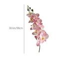 thumbnail image 3 of Dvruxg Artificial Orchid Flower 9 Large Petals Realistic Faux Orchid Stems Fake Flower for Wedding Home Arrangement(Pink), 3 of 6