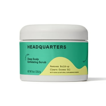 Headquarters Deep Scalp Exfoliating Scrub for Oily Scalp and Hair, Net wt 8 oz / 226.8 g