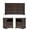 Brown, variant on Limthesky Dresser and Nightstand set，3 PCS Bedroom Dressers Set, 9 Drawer Dresser & 2 Drawer Nightstands with Charging Station, Wood Chest with Anti-Tip Device for Bedroom, Brown