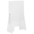 thumbnail image 3 of Emma + Oliver Acrylic Free-Standing Register Shield / Sneeze Guard with Opening, 42"H x 24"L, 3 of 9