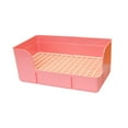 thumbnail image 3 of oshhni Pet Cage Toilet Bedding Box for Hamster Rats Small Animals pink, 3 of 9