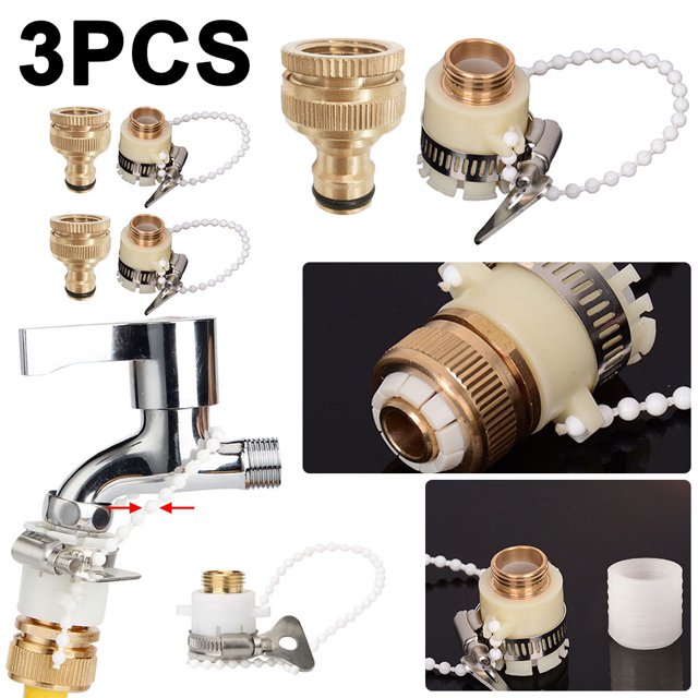 DQrwqpou Adaptador Acoplamiento Manguera Cobre Conector Roscado Sin Fugas 20 Mm 25 Mm (3 Piezas)