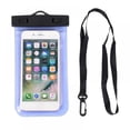 thumbnail image 2 of 2PCS Universal Waterproof Phone Pouch Bag Underwater Case Clear Cellphone Dry Bag with Lanyard, 2 of 5