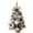 1031A, variant on Artificial Christmas Tree with Ornaments LED String Lights Pine Cones Decorative Bow and Wooden Base for Indoor Display