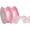 Pink, variant on 2 Rolls Laser Green Organza Ribbon 1-1/2 Inch Wide 10 Yards for Gift wrap Bow DIY Craft Bouquet Wreath Baking Baby Shower Wedding Parties Valentine Christmas Tree Decoration