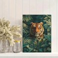 thumbnail image 2 of Qisvanset Tiger Jungle Canvas Wall Art Print 15.75x11.81 Inches, 2 of 8