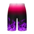 thumbnail image 3 of ZVNAΖH Mens Shorts Clearance Mens Shorts Elastic Waistband with Pockets and Drawstrings Mens Summer Beach Casual Shorts, 3 of 4