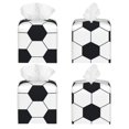 thumbnail image 2 of Balery Soccer Ball Porta Pañuelos de Cuero con Estampado – Funda Moderna Cuadrada para Caja de Pañuelos, Dispensador 5x5x5'', 2 of 7
