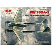 ICM Models ICM 1/72 FW 189A-2 WWII German Reconnaissance Plane Model Kit