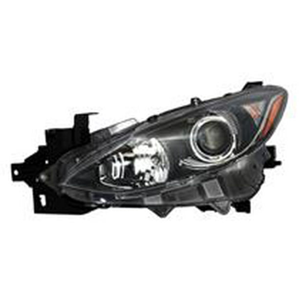 GoParts OE Replacement for 2014 2016 Mazda 3 Mazda3 Front Headlight Assembly Housing / Lens