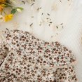 thumbnail image 7 of Tisuna Girl'S Long Sleeve Dress Kids Cozy Floral Print Dresses Toddler Autumn Winter Crewneck Dress Size 18-24 Months, 7 of 7