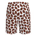 thumbnail image 6 of Naloa Coffee Rugby Men's Beach Shorts, Surfing shorts, Swim trunks, Quick Dry Swim Trunks for Surfing Beach Fun - Medium, 6 of 9