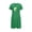 Green 4, variant on Wensltd Women's Short Sleeve Nightgown Round Neck Soft Breathable Comfortable Plus Size Nightdress St Patrick's Day
