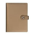 thumbnail image 2 of 6 Rings Leather Notebook 160 Pages Wide Ruled Refillable 6 Rings Binder Covers, 2 of 11