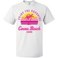 thumbnail image 3 of Inktastic Summer Enjoy the Sunshine Cocoa Beach Florida in Pink T-Shirt, 3 of 5