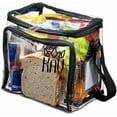 thumbnail image 3 of KAV Klarity Transparent Lunch Bag for Men & Women, PVC Plastic Lunch Box with Adjustable Shoulder Strap, Handle, and Freezer Safe, 3 of 5
