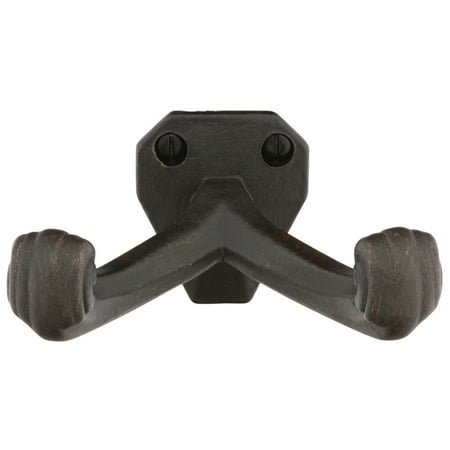 

Emtek 2707 Lost Wax / Tuscany Bronze Double Robe Hook - Bronze