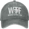 thumbnail image 1 of WTF Where's The Fish Hat for Women Dad Hats with Design Caps, 1 of 6