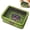 color D, variant on Halloween Cookie Tin Box, Rectangular Metal Storage Container with Clear Lid, Stackable Candy Organizer for Party Treats, Classroom Desk Caddy
