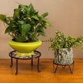 thumbnail image 4 of FYCONE Metal Wide Plant Stand Flower Pot Holder Display Rack Shelves Indoor Outdoor Garden Decor, 4 of 9
