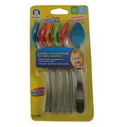 Gerber Graduates Soft-Bite Infant Spoons,Assorted Colors, 6-count